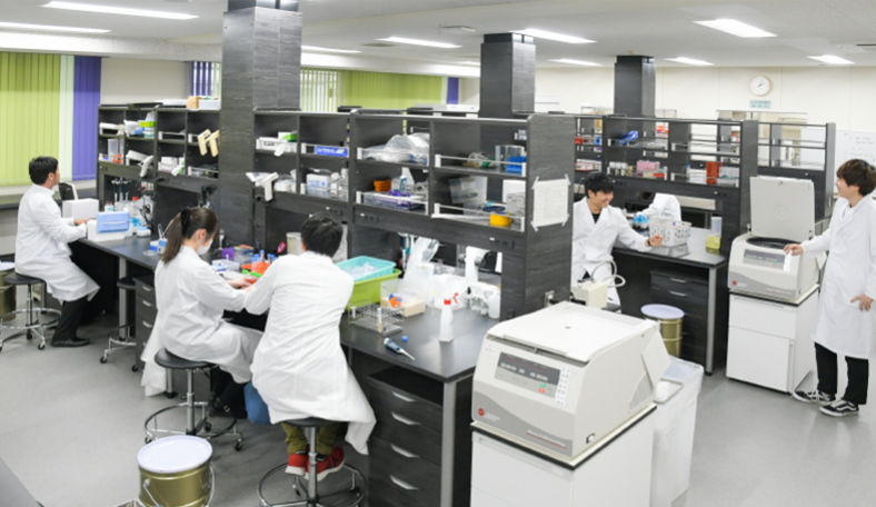 生体防御学教室の実験室風景